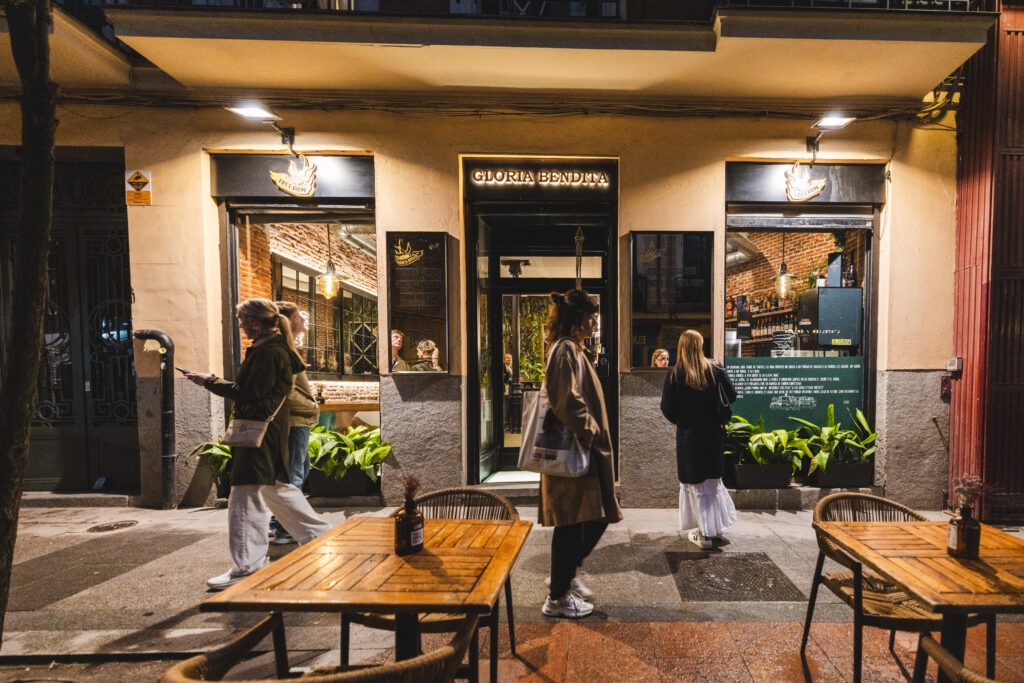 restaurante de moda madrid centro gloria bendita